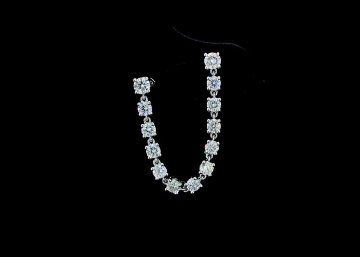 The Diamond Chain Earring