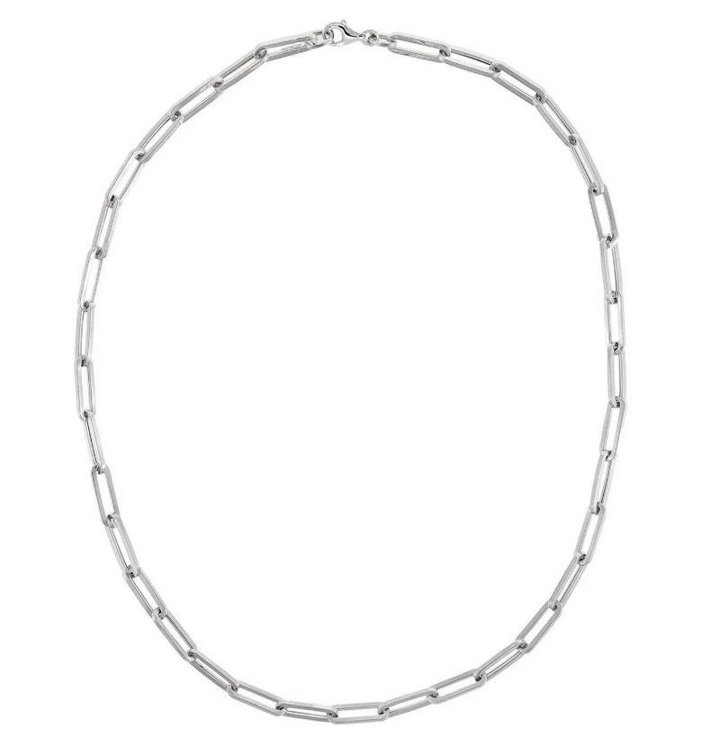 Large Paperclip Chain Necklace