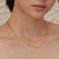 Dainty Paper Clip Necklace