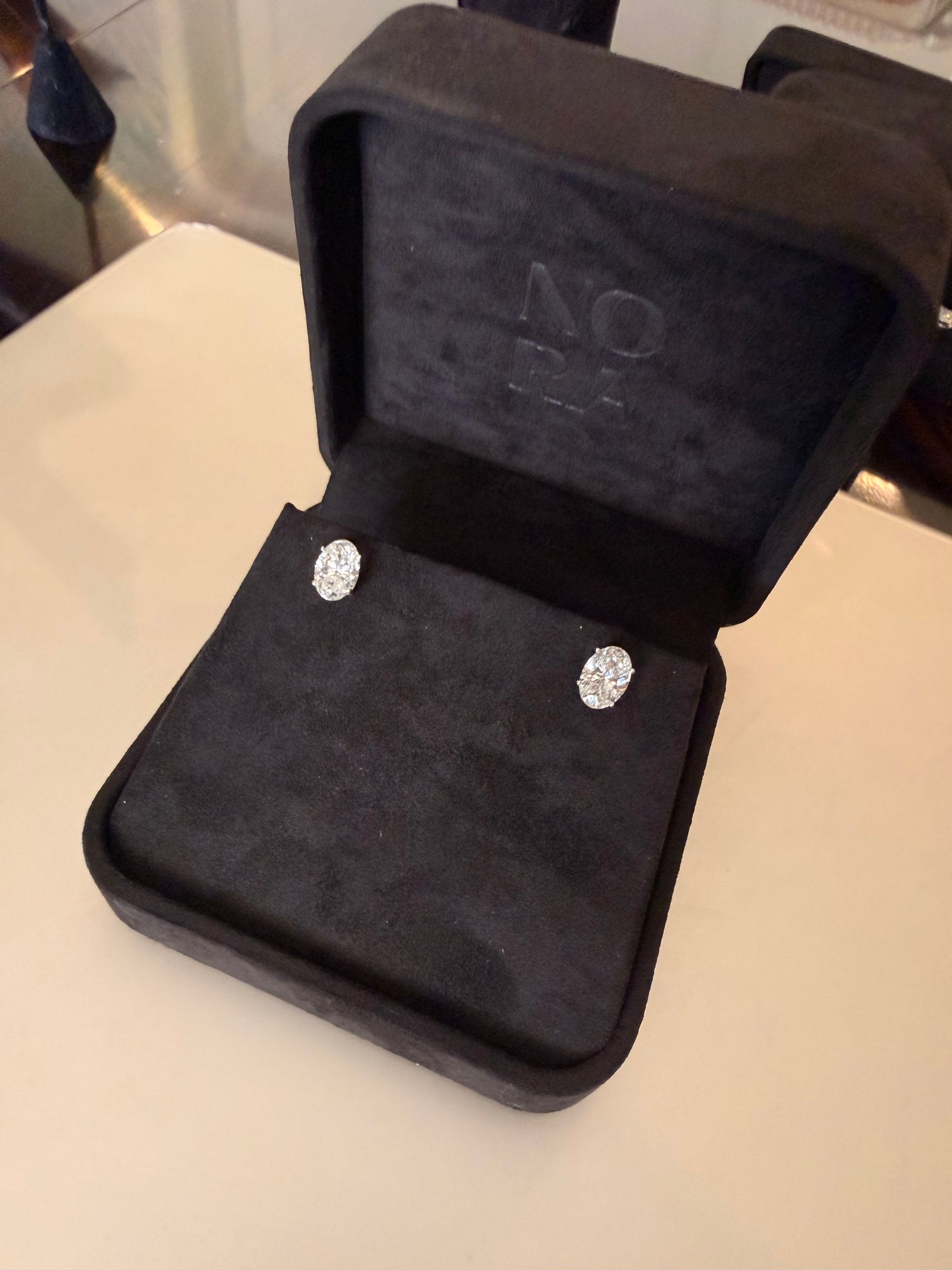 Oval Lab Studs