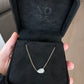 Floating Pear Necklace