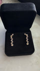 Trio Gold and Diamond Earrings