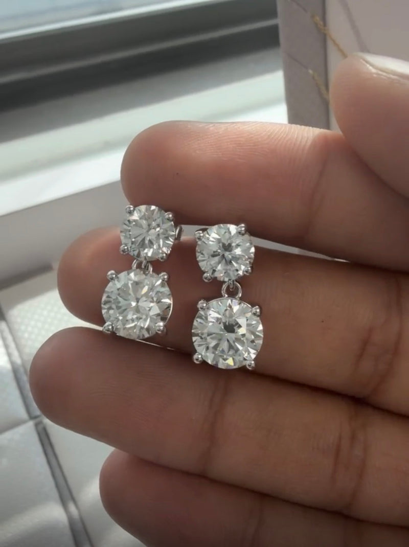 Diamond Drop Studs