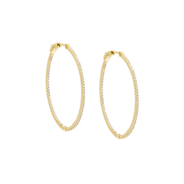 Thin Eternity Hoops