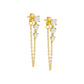 Graduated Chain Stud Earring