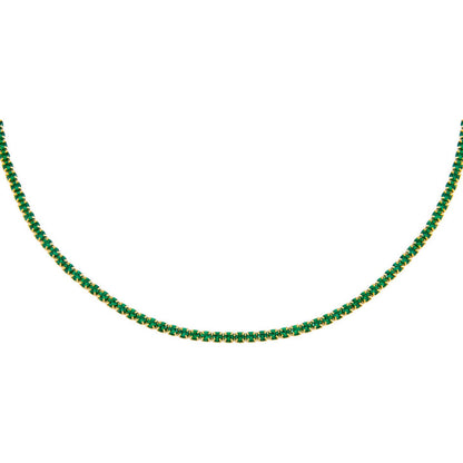 Thin Colored Tennis Choker