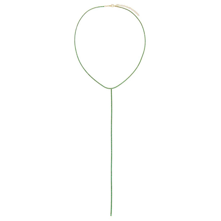 Tennis Lariat Necklace