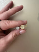 Yellow Diamond Illusion Set Studs