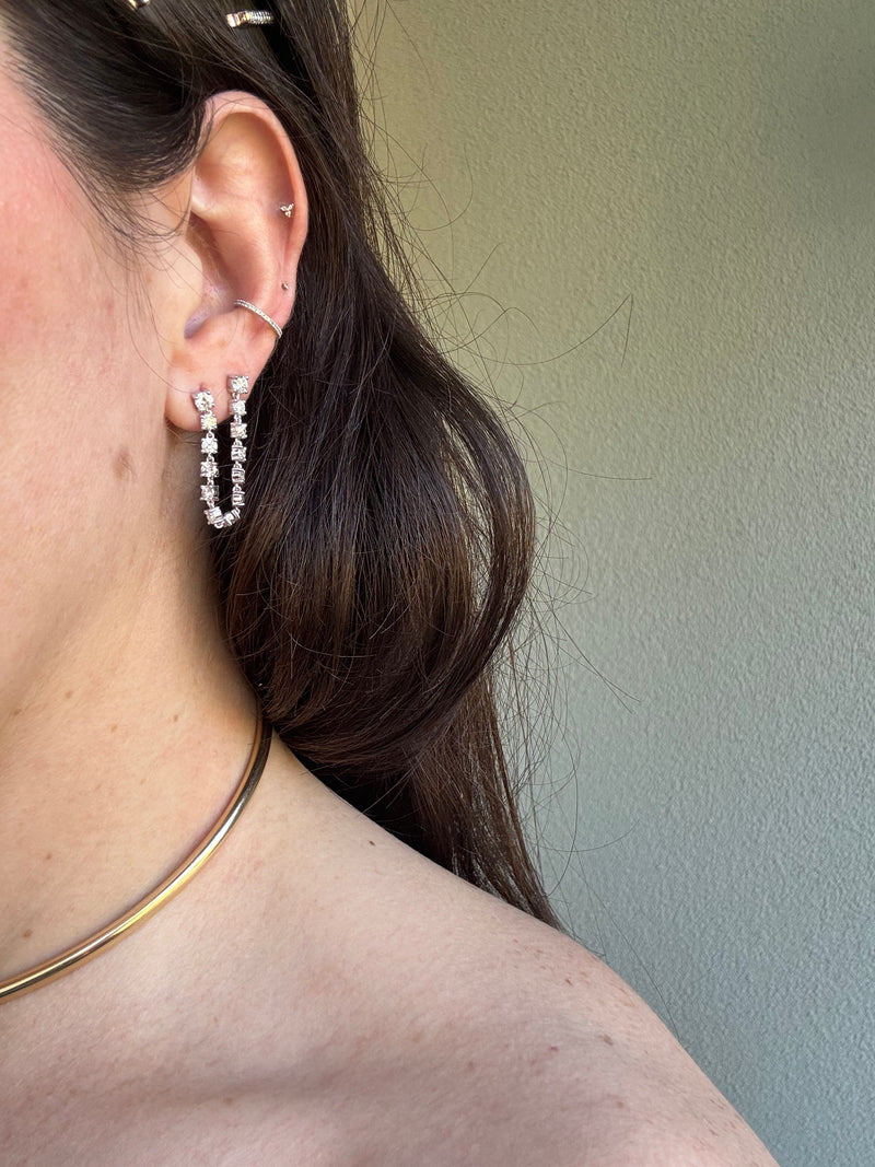 The Diamond Chain Earring
