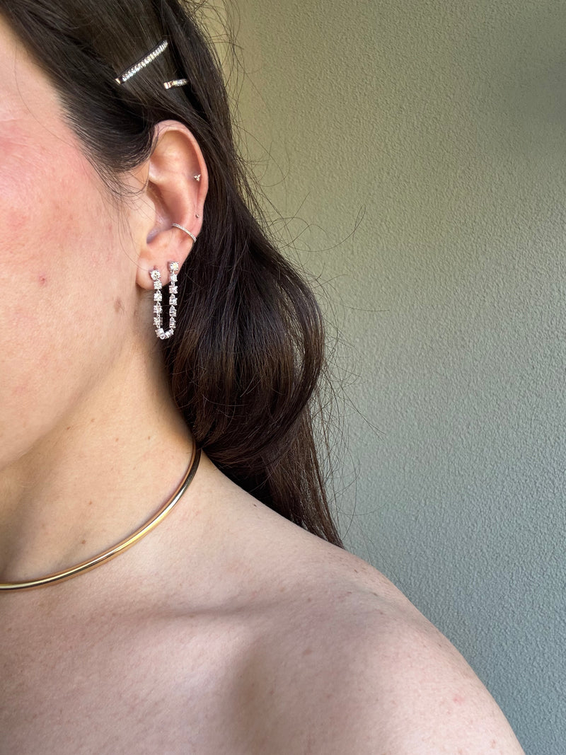 The Diamond Chain Earring