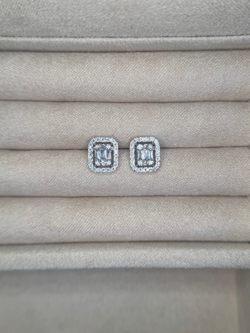 The Emerald Illusion Set Earrings