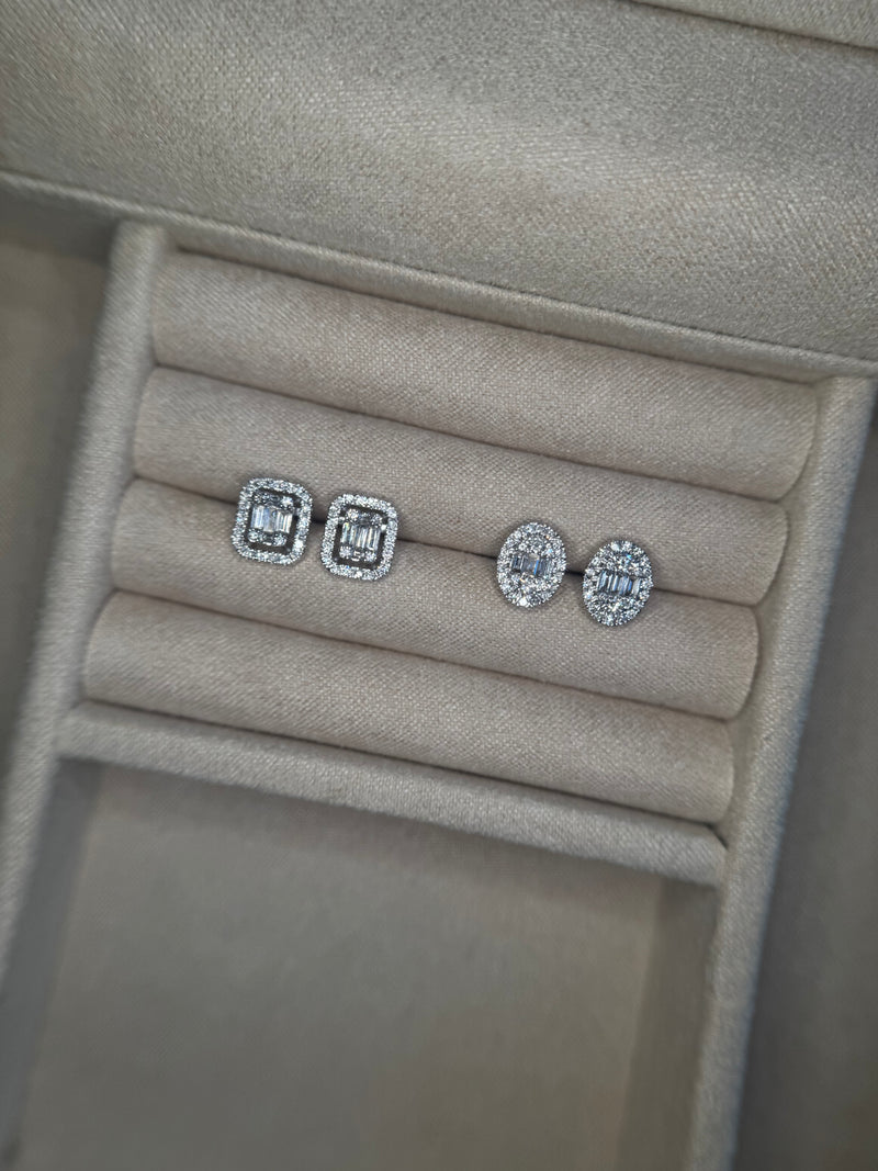 The Emerald Illusion Set Earrings