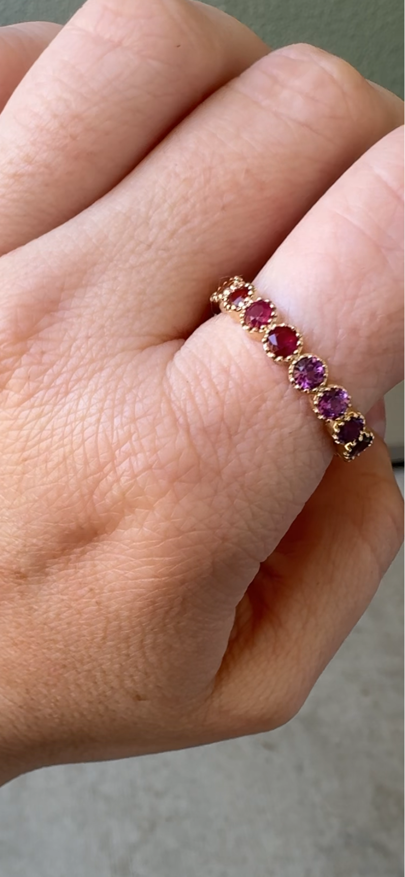 The Ruby Bezel Ring