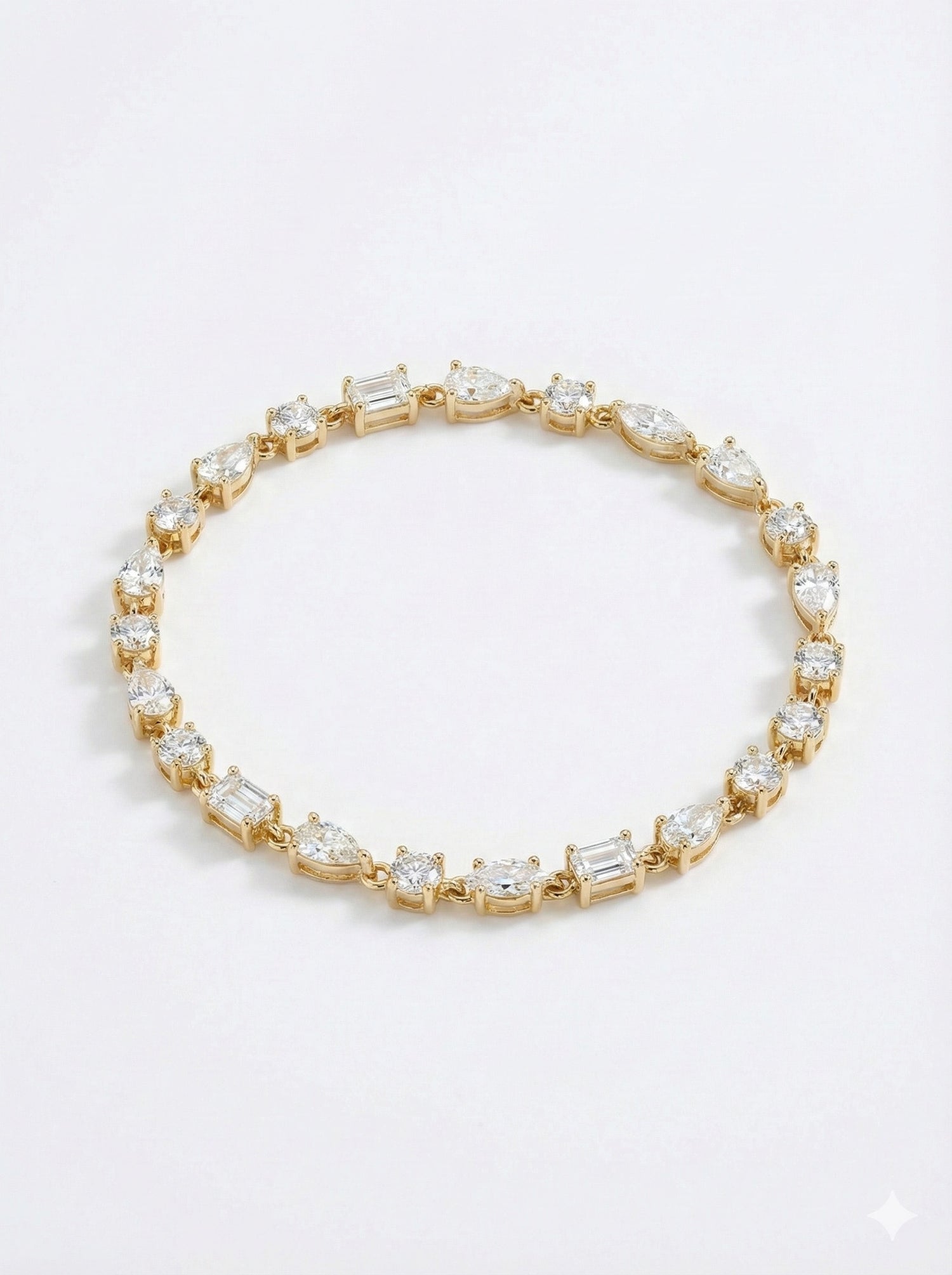 The Fancy Shape Diamond Bracelet