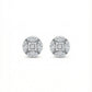 Diamond Illusion Set Studs