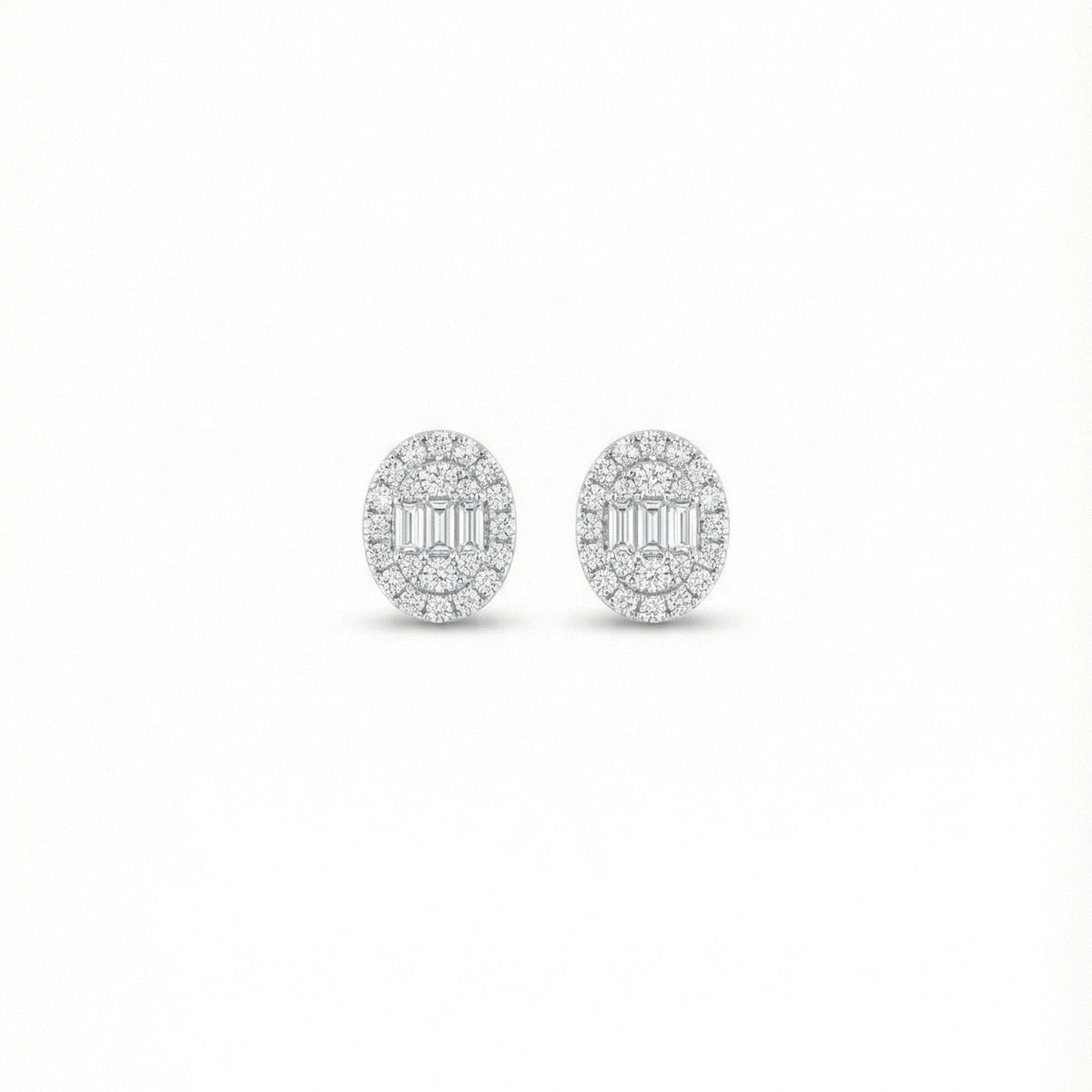 The Oval Illusion Set Earrings