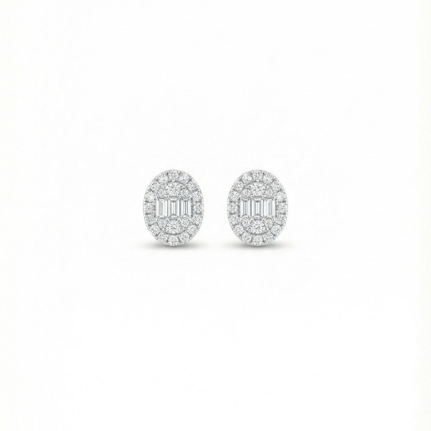The Oval Illusion Set Earrings