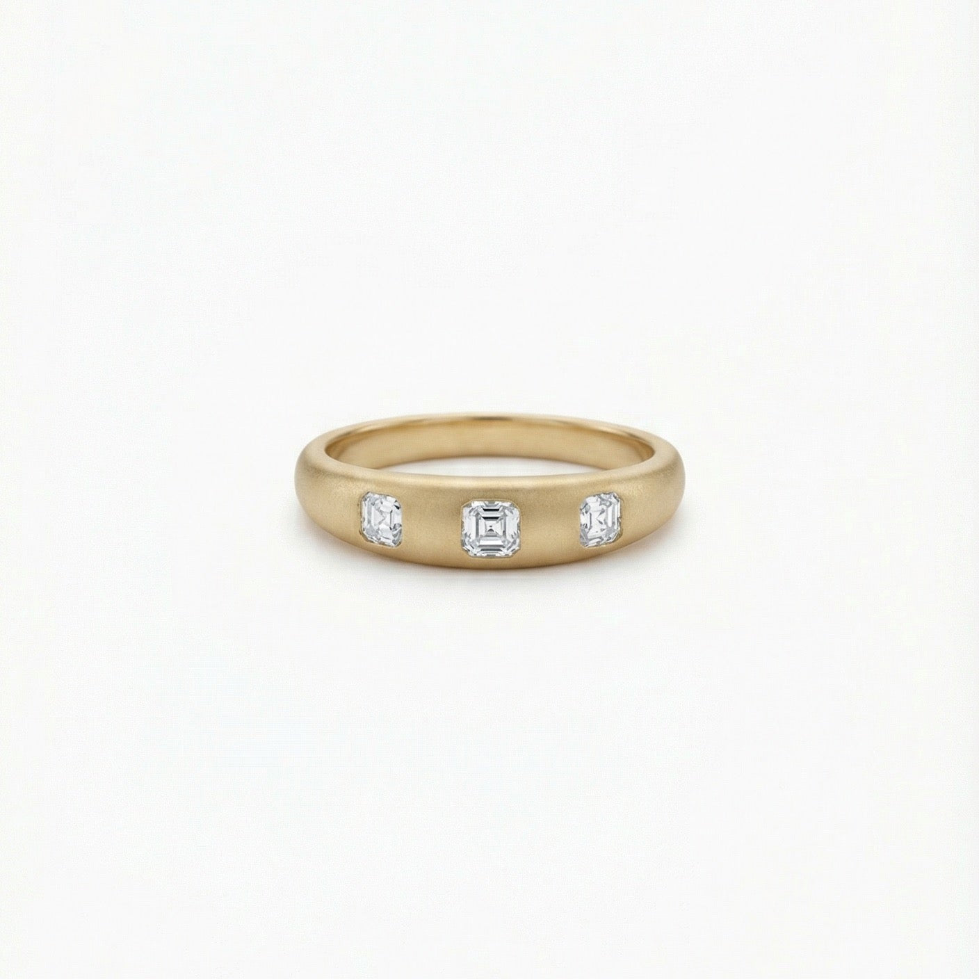 The Trio Matte Ring