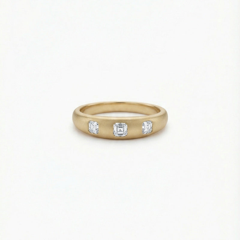 The Trio Matte Ring