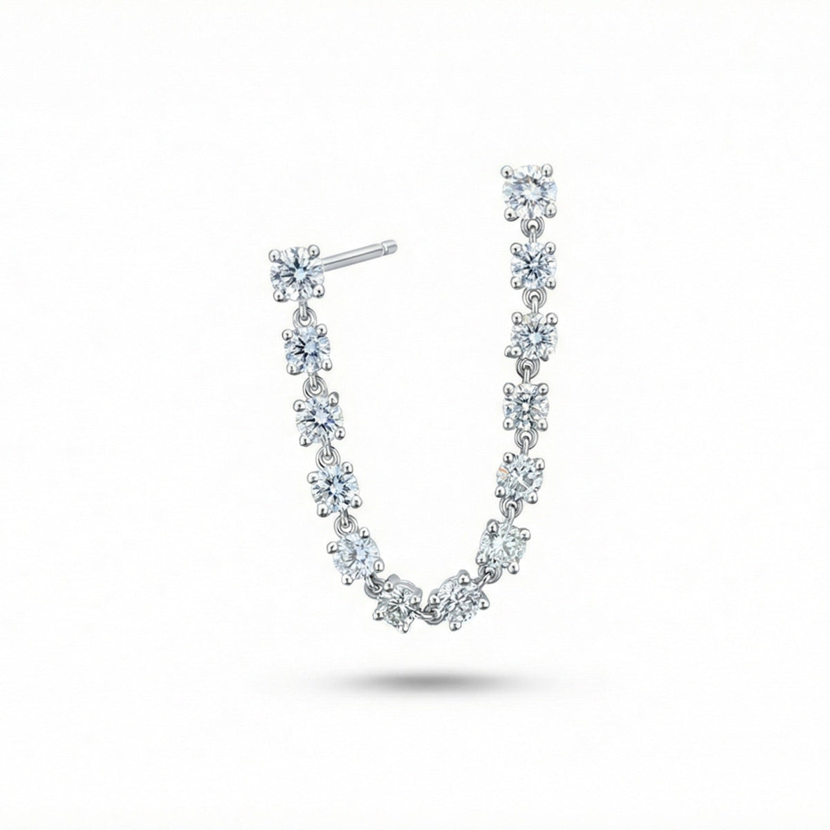 The Diamond Chain Earring