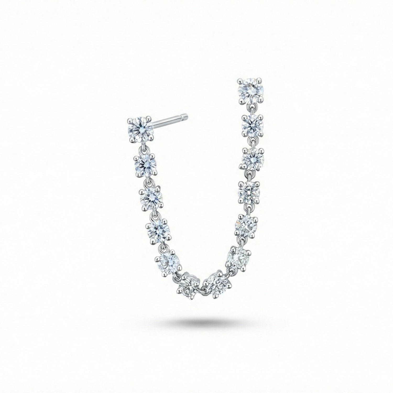 The Diamond Chain Earring