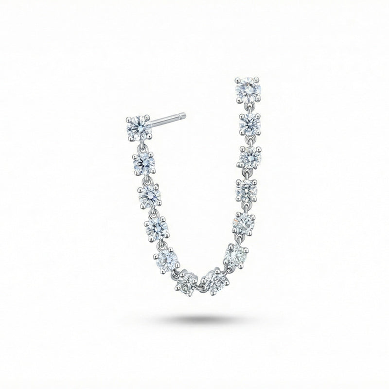 The Diamond Chain Earring
