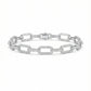 The Diamond Paperclip Bracelet