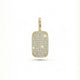 The Iced Dog Tag
