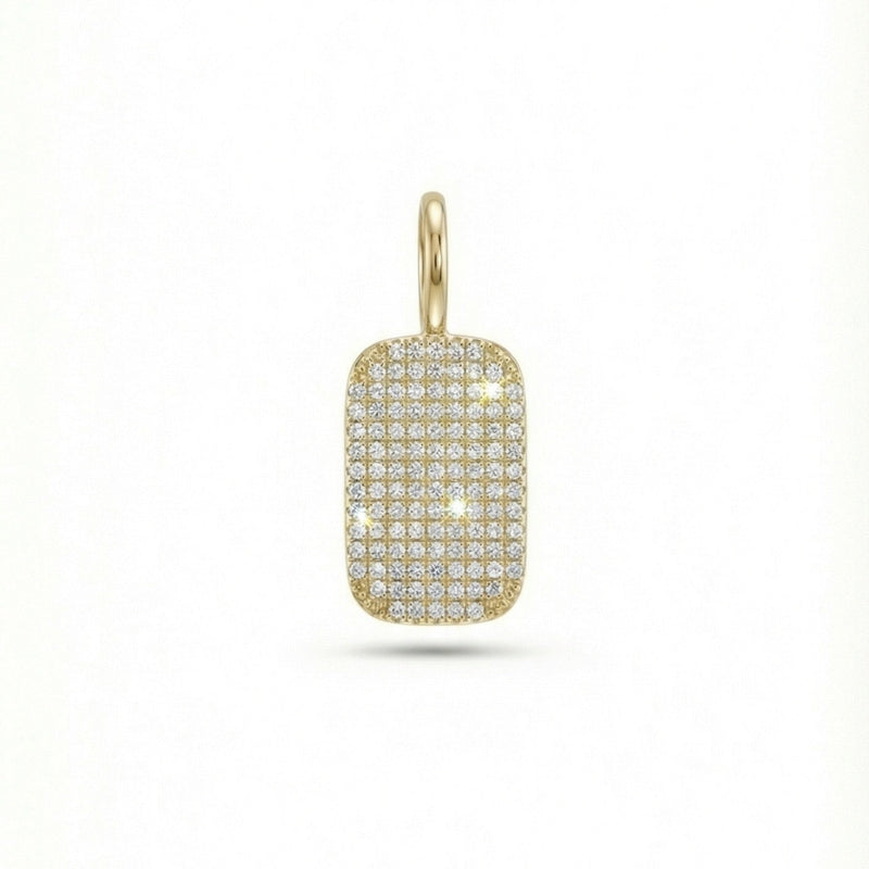 The Iced Dog Tag