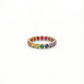 The Rainbow Bezel Ring