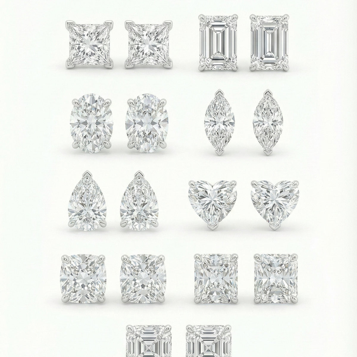 The Round Diamond Studs