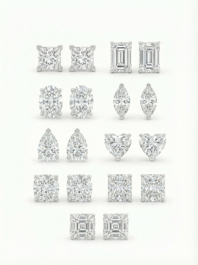 The Round Diamond Studs