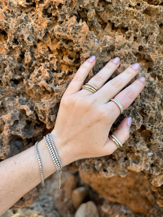 Half Eternity Diamond Band