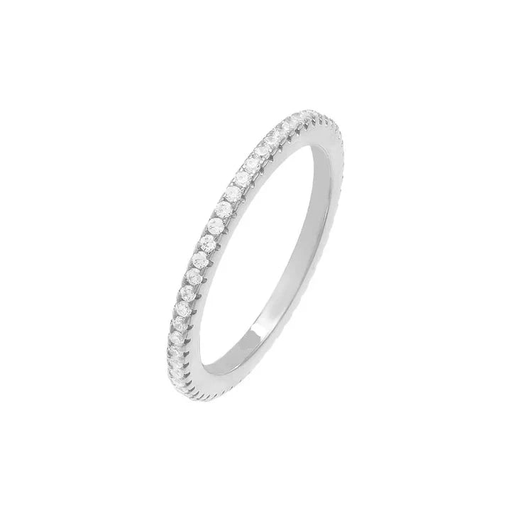 Micro Pavé Eternity Band