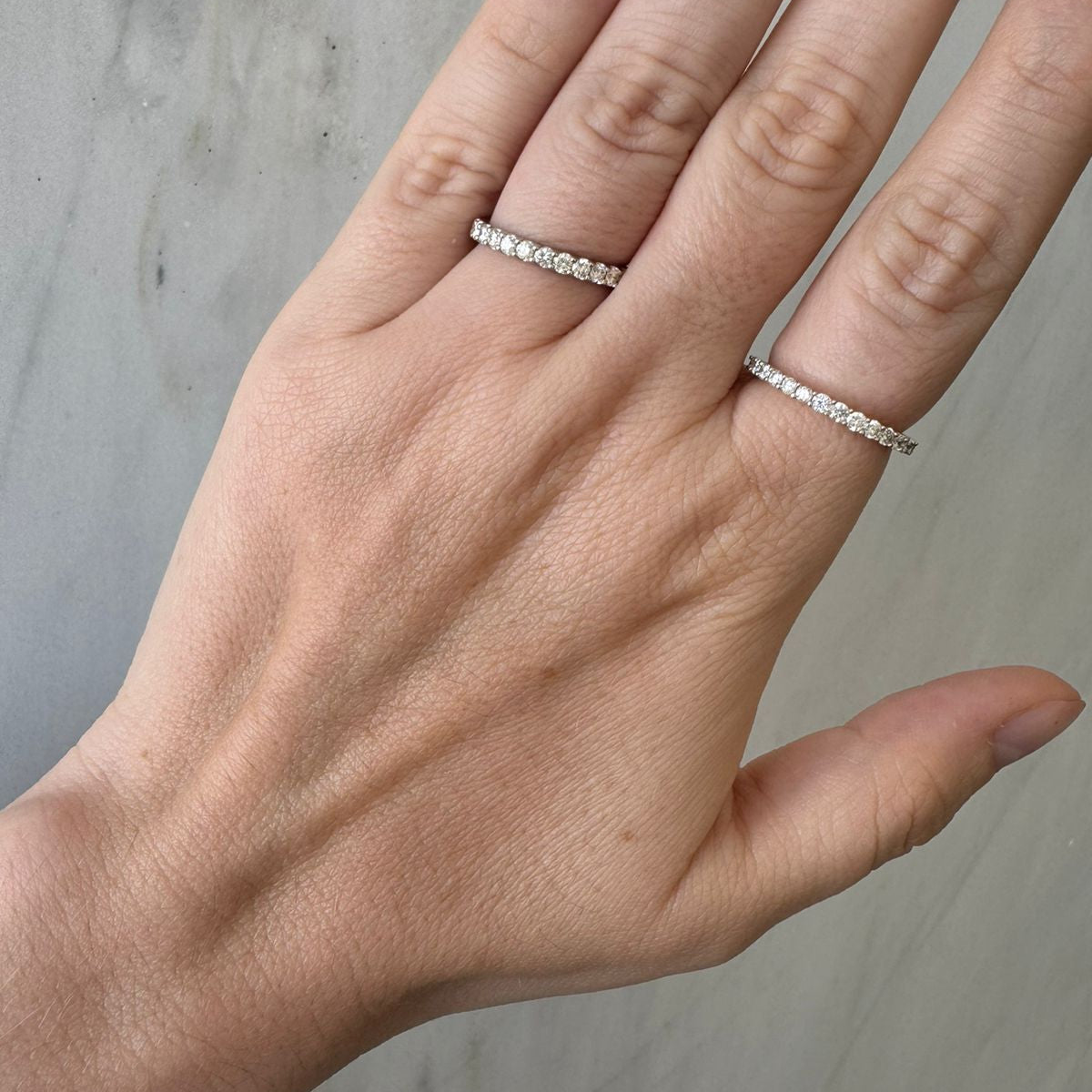 The Half Eternity Diamond Ring