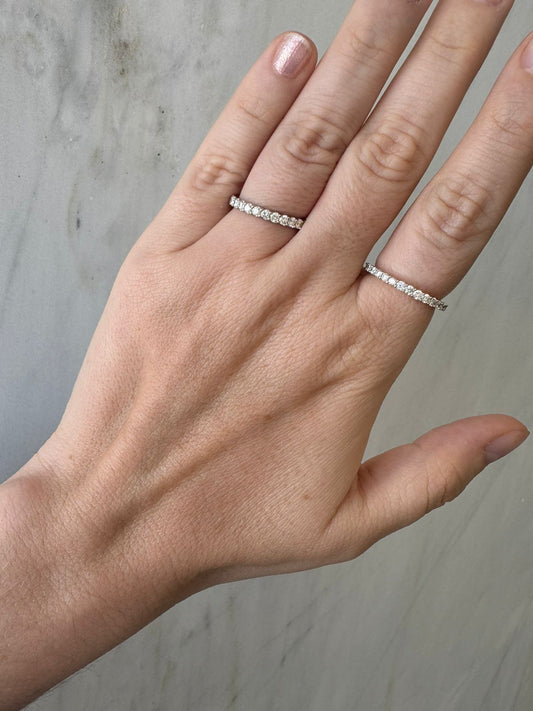 The Half Eternity Diamond Ring