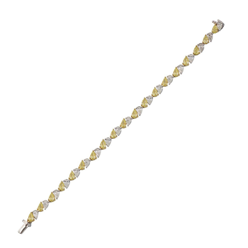 The Yellow and White Pear Bracelet