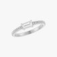 Baguette Solitaire Ring