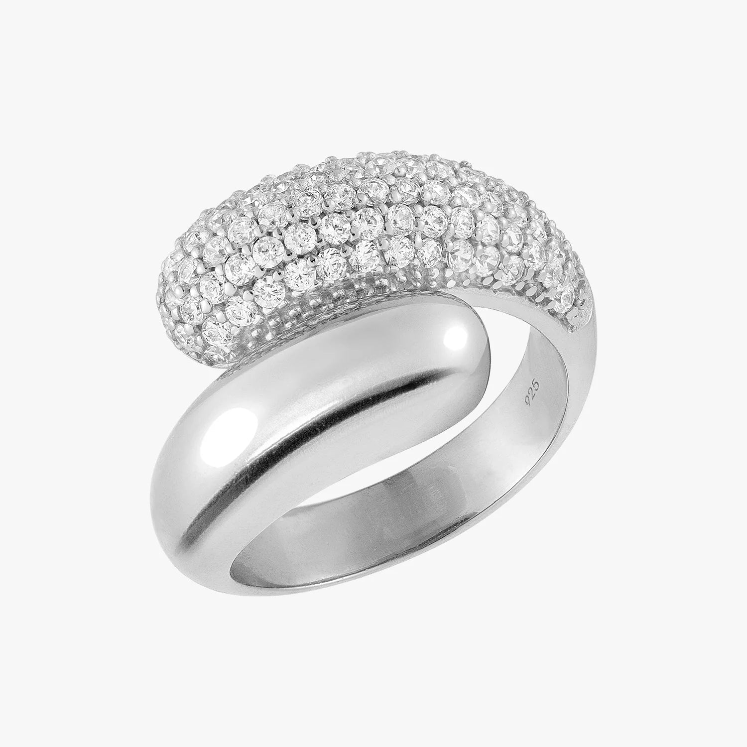 Pave Twin Dome Ring