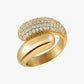 Pave Twin Dome Ring