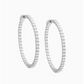 Eternity Hoop Earrings