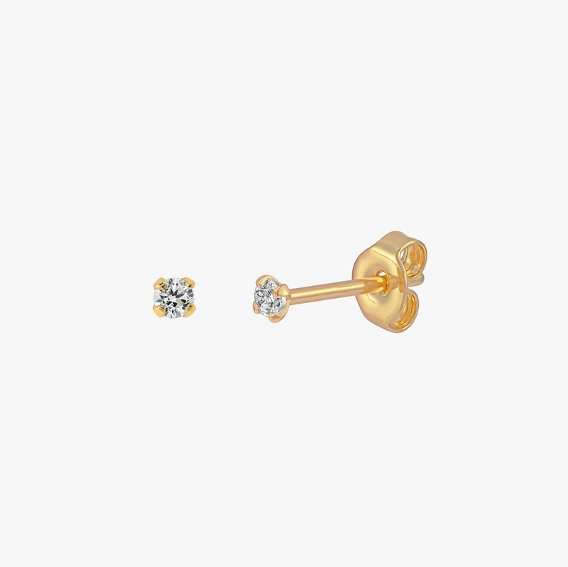 Mini Stud Earrings 2mm