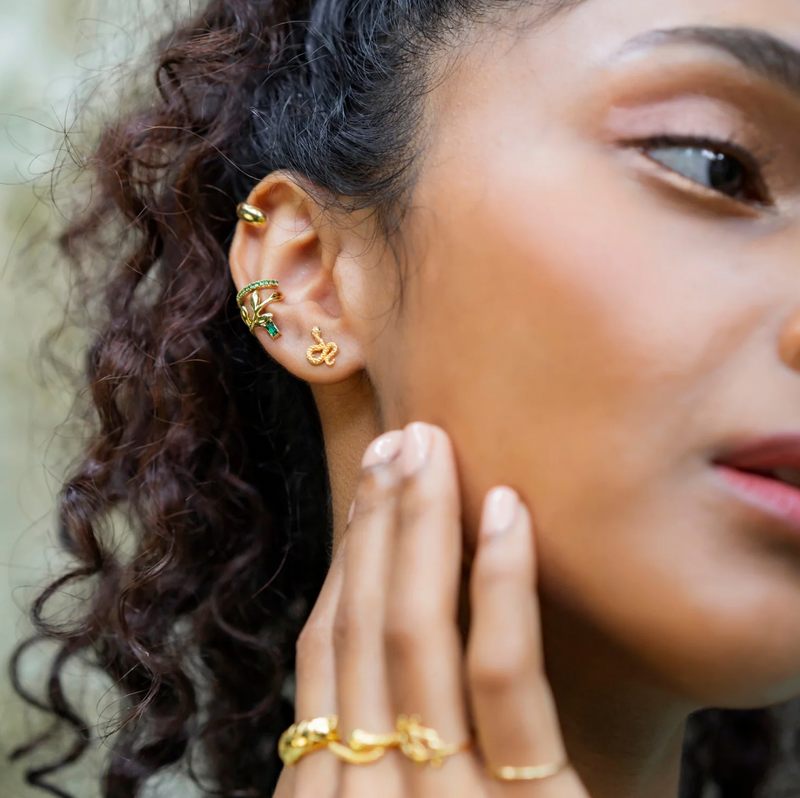 Emerald Pave Ear Cuff