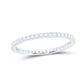 14k Diamond Eternity Band