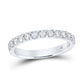 14k Half Eternity Diamond Band