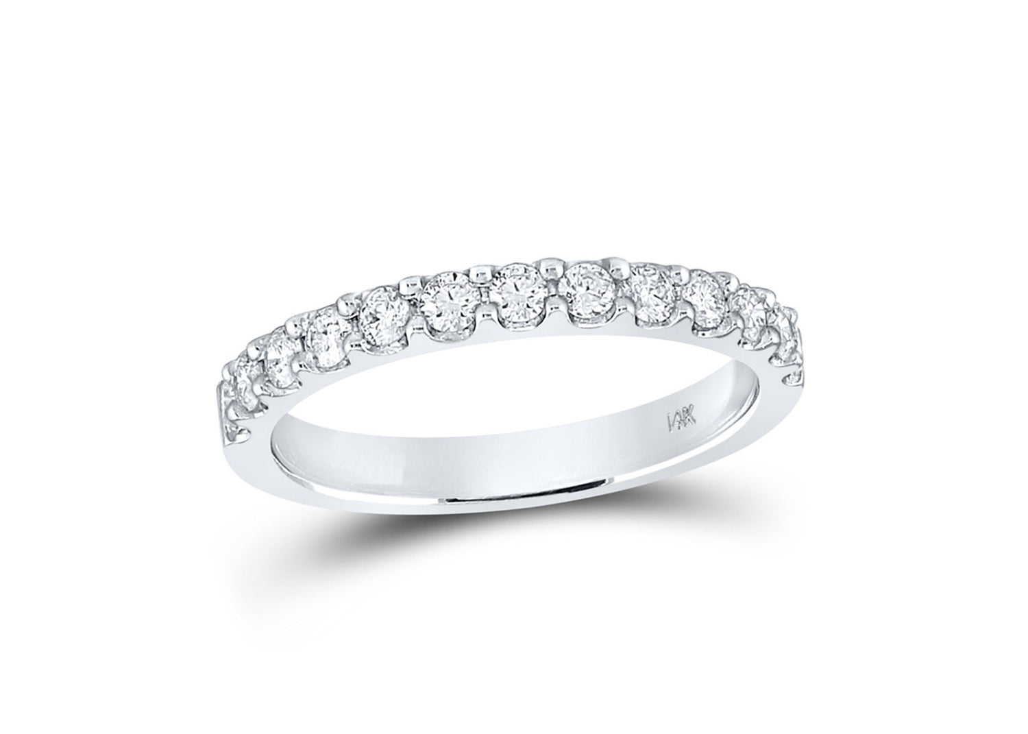 Half Eternity Diamond Band