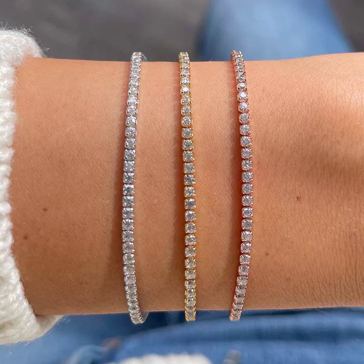 Super Thin Tennis Bracelet