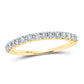 14k Half Eternity Diamond Band 1/2 CTW