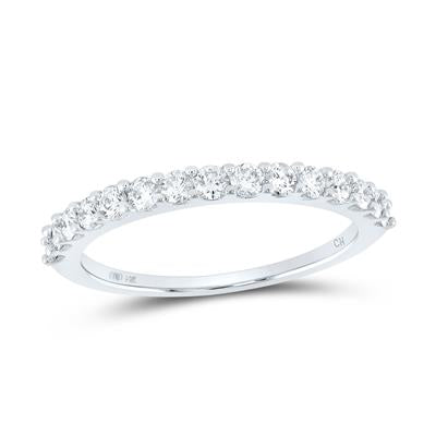 14k Half Eternity Diamond Band 1/2 CTW