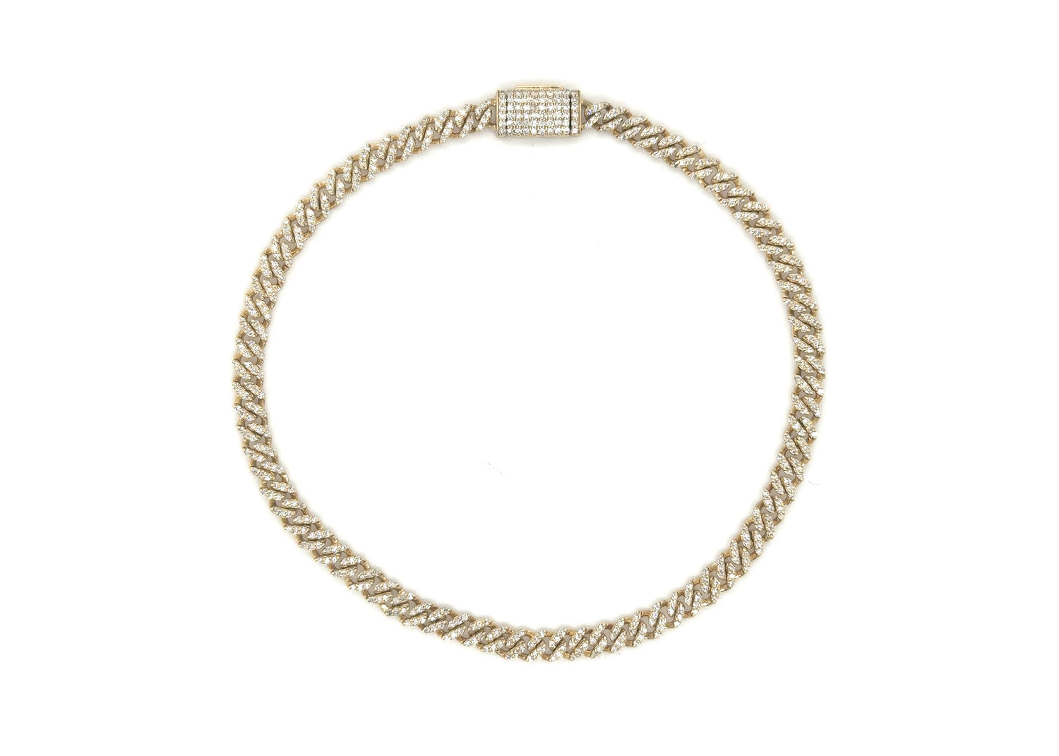 Diamond Cuban Chain Bracelet